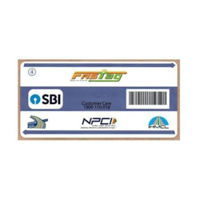 SBI Fast Card, Universal Car Windshield Turquoise Blue, Plastic, 15 x 8 cm, Adhesive Finish JNS with Tagline Great Experiences with a Good Opportunity